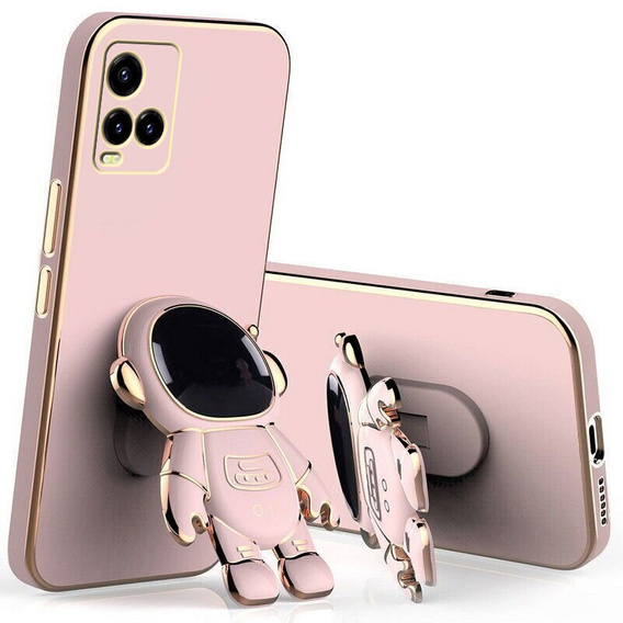 Case for Vivo Y33s, Astronaut, pink