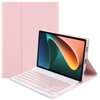 Case + keyboard Xiaomi Pad 5/5 Pro, pink rose gold