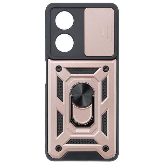 Case for Oppo A58 4G, CamShield Slide, pink rose gold