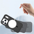 MagForce case for iPhone 17 Pro, for MagSafe, armoured, black