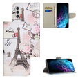 Flip case for Samsung Galaxy M15 5G, Wallet, Eiffel Tower
