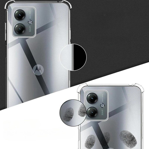 Case for Motorola Moto G24 / G24 Power / G04, Dropproof, transparent