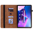 Case for Lenovo Tab M10 10.1 Gen 3, Wallet Pen Slot, brown