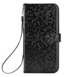 Flip case for Realme Note 70T 4G, Wallet Rhombus, black