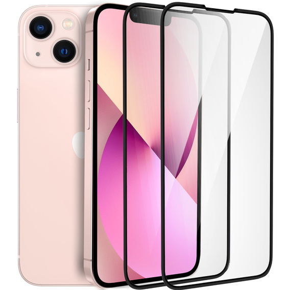 2x Ceramic ERBORD Hybrid Glass for iPhone 13 Mini