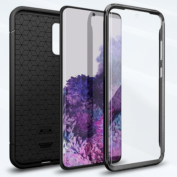 Case for Samsung Galaxy S20+ Plus, Suritch Basic (Two Frames), black