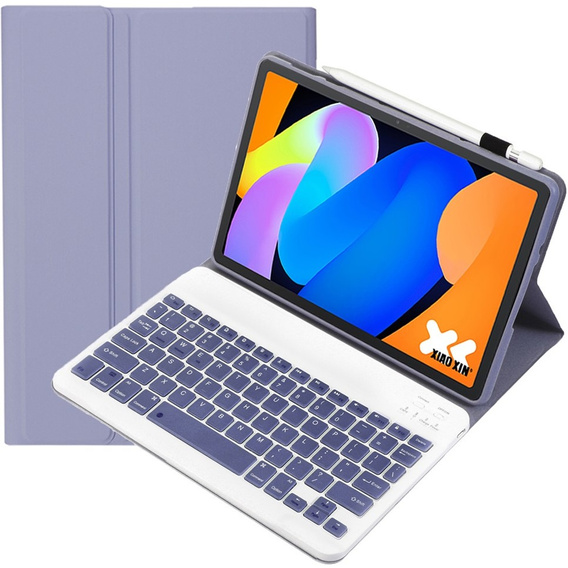Bluetooth keyboard case for Lenovo Idea Tab 11" 2025 TB336FU TB336ZU, purple
