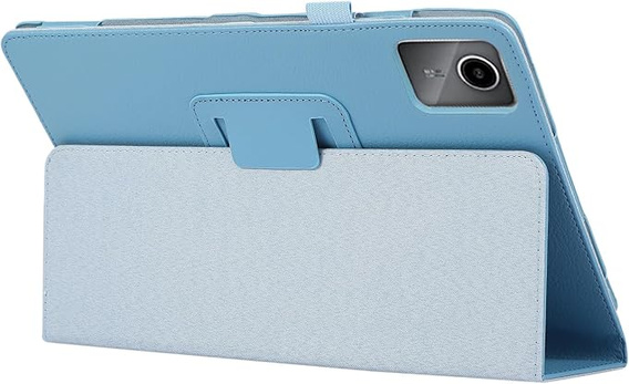 Case for Lenovo Tab M11, bi-fold, with flap, blue