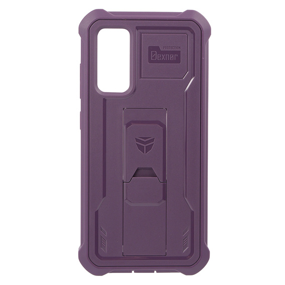 Armored case for Samsung Galaxy S20 FE, Dexnor Full Body, dark purple