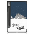 Case for Lenovo Tab P11 Pro Gen 2 TB132FU TB132XU 11.2", with flap, sleeping cat
