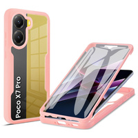 Case for Xiaomi Poco X7 Pro 5G, Shockproof, with film, pink
