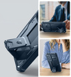 Armored case for Samsung Galaxy S25, Dexnor Full Body (Two Frames), dark blue