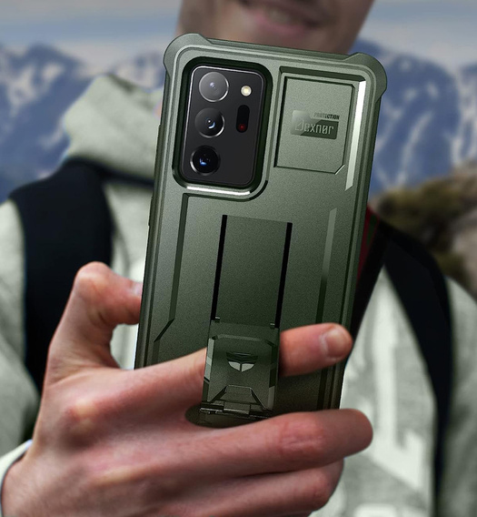 Armored case for Samsung Galaxy Note 20 Ultra, Dexnor Full Body, green
