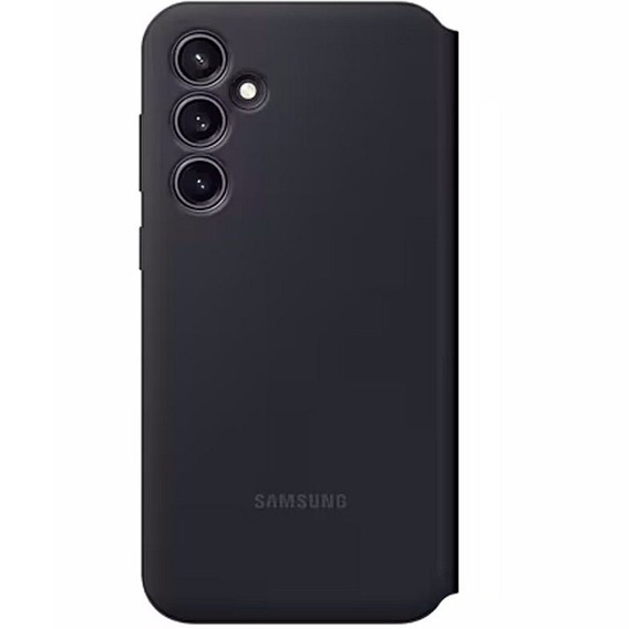 Original Samsung Case for Galaxy S23 FE, S View Wallet Cover, black