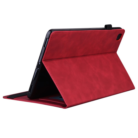 Case for Samsung Galaxy Tab A9+, Classic, with space for stylus, red