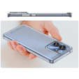 Case for Motorola Edge 40, Fusion Hybrid, transparent