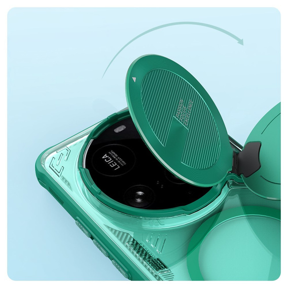 Nillkin Armored Case for Xiaomi 15 Ultra, Icelade Prop, for Magsafe, green