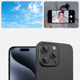 2x ERBORD OPTIK Pro Camera Tempered Glass for iPhone 16 Pro/16 Pro Max / 15 Pro/15 Pro Max/14 Pro/14 Pro Max, black