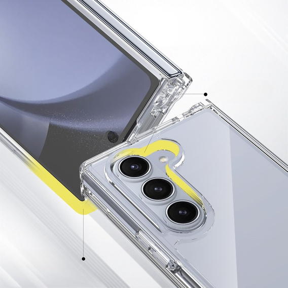 Case for Samsung Galaxy Z Fold6 5G, Fusion Hybrid, transparent