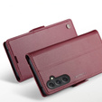 CASEME flip case for Samsung Galaxy A54 5G, Litchi Wallet, red