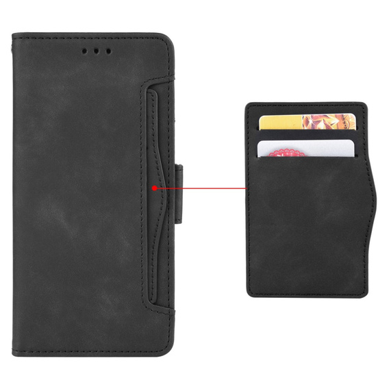 Flip case for Motorola Moto G15 / Motorola Moto G15 Power, Card Slot, black