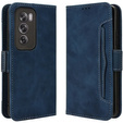Flip case for Oppo Reno 12 Pro, Card Slot, dark blue