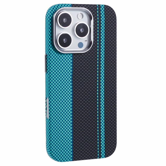 MagSafe's iPhone 16 Pro Max Case, Carbon Fiber, black / blue