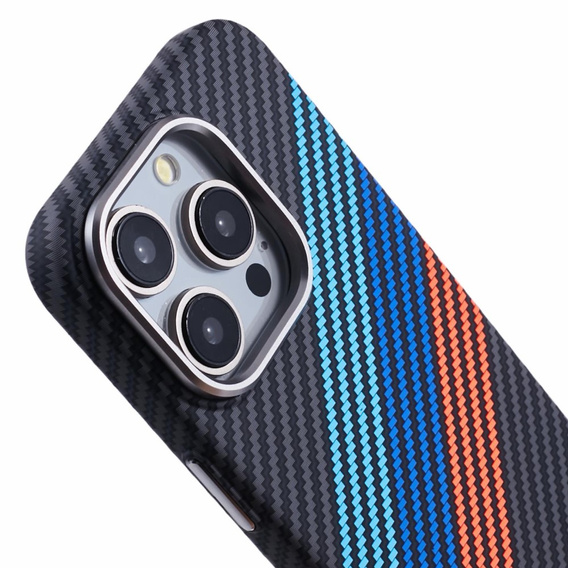 MagSafe's iPhone 13 Pro Max Case, Carbon Fiber, dark blue