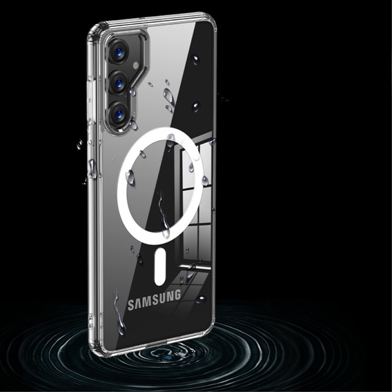 Case for Samsung Galaxy A35 5G, Fusion Hybrid, for MagSafe, transparent