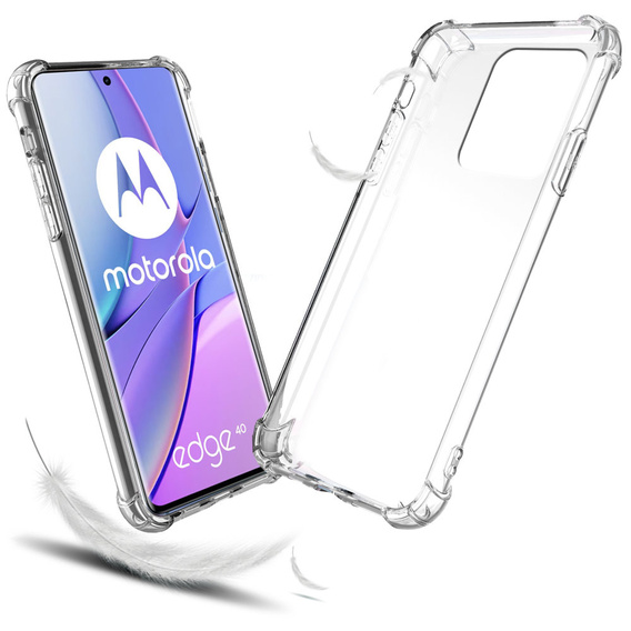 Case for Motorola Edge 40, Dropproof, transparent