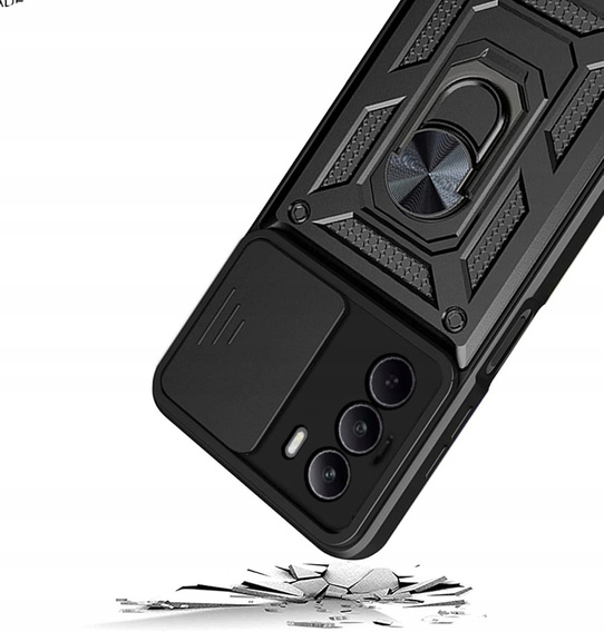 Case for Realme C71, CamShield Slide, black