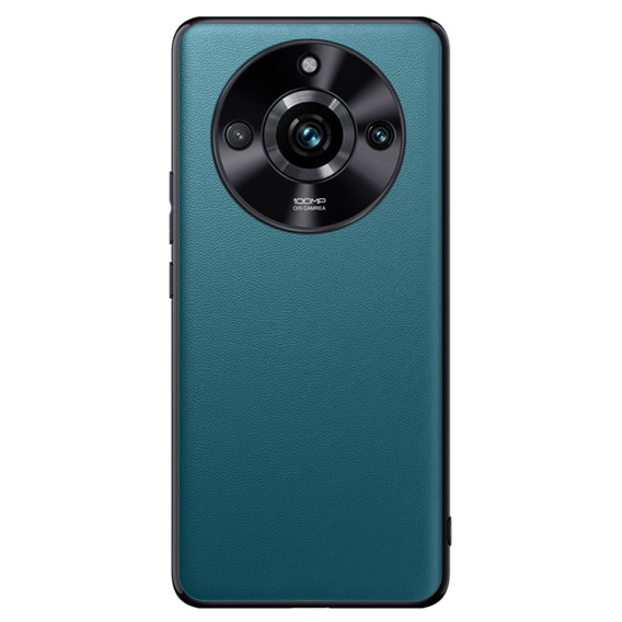 Leather case for Realme 11 Pro 5G / Pro+ 5G, leather hybrid, green