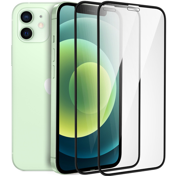 2x Ceramic ERBORD Hybrid Glass for iPhone 12 Mini