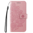 Flip case for Xiaomi Redmi 13C / Poco C65, Mandala Flower, pink