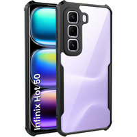 Case for Infinix Hot 50 4G, AntiDrop Hybrid, black