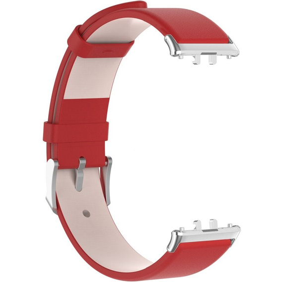 Leather Strap for Samsung Galaxy Fit 3, Red