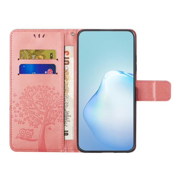 Flip case for Motorola Moto G53 / G23 / G13, tree, pink