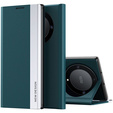 Flip case for Honor Magic 5 Lite, Side Magnetic, green