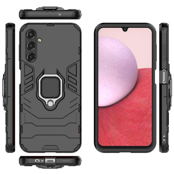 Case for Samsung Galaxy A14 4G/5G, Kickstand Ring, black