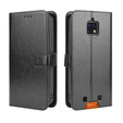 Flip case for Oukitel WP6, Crazy Horse Wallet, black