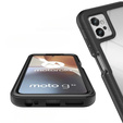 Case for Motorola Moto G32, Shockproof, with film, black