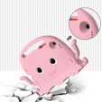 Children's case for Samsung Galaxy Tab A8 10.5, with handle, octopus, pink