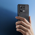 DuxDucis case for Xiaomi Redmi Note 13 5G, Aimo case, transparent / black