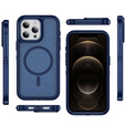 Case with frame for iPhone 12/12 Pro, for MagSafe, blue