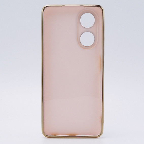 Case for Oppo A58 4G, Glamour CamShield, pink rose gold