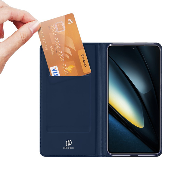 Dux Ducis Case for Xiaomi Poco F6 Pro, Skinpro, dark blue