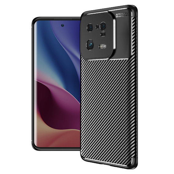 Case for Xiaomi 13 Pro, Carbon Gel, black