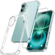 Case for iPhone 16, Erbord Dropproof, transparent + Glass