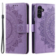 Flip case for Samsung Galaxy A55 5G, Mandala Flower, green
