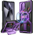 Tongate MECH MagSafe Series Purple Case for Samsung Galaxy S24 Ultra